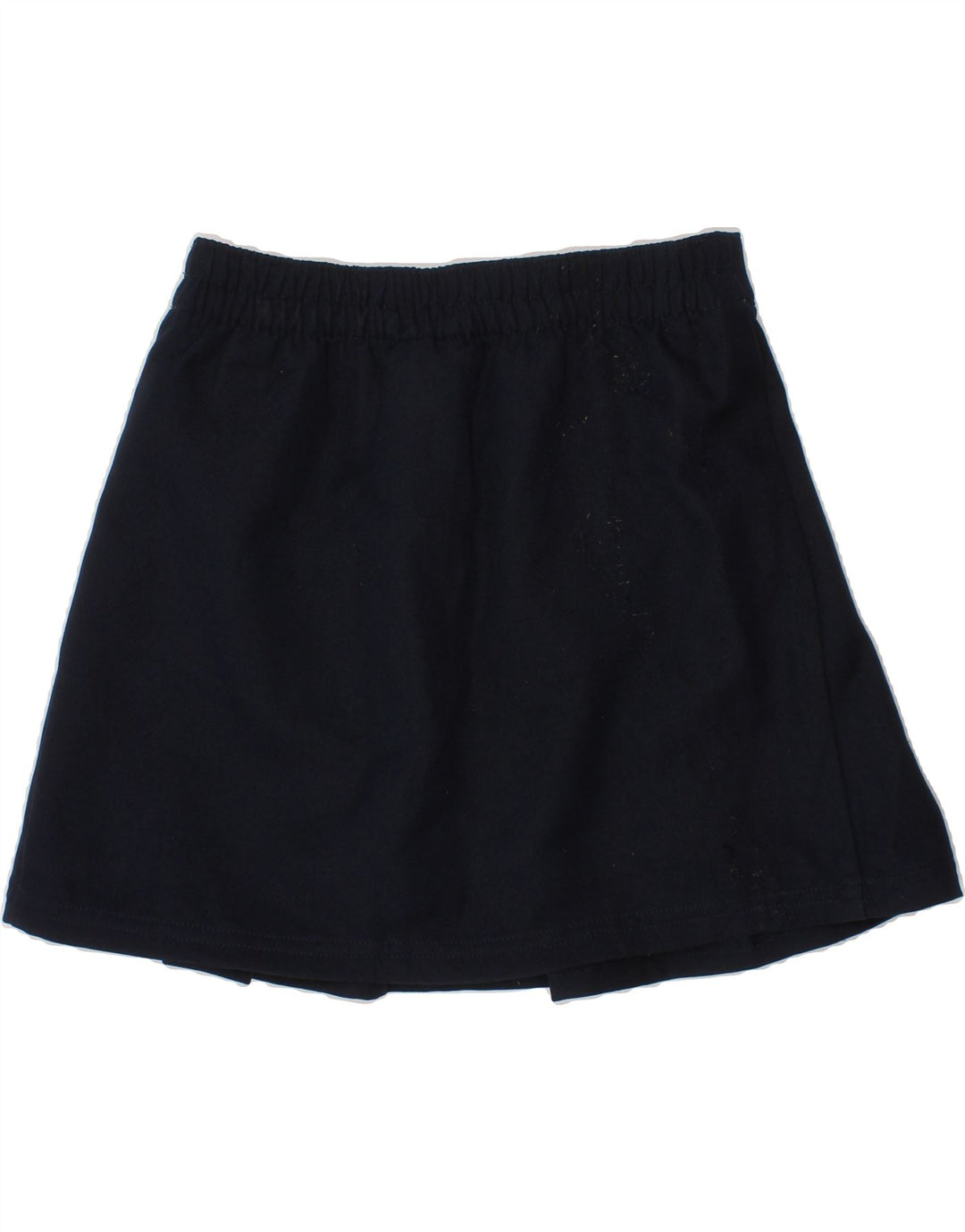 IZOD Girls Pleated Skirt 7-8 Years W26 Navy Blue Polyester Vintage Izod and Second-Hand Izod from Messina Hembry 