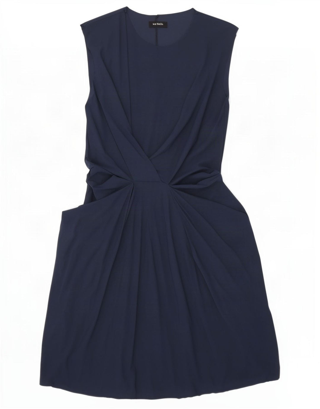 Max&Co. Abito a trapezio da donna senza maniche UK 14 Large blu navy in poliammide