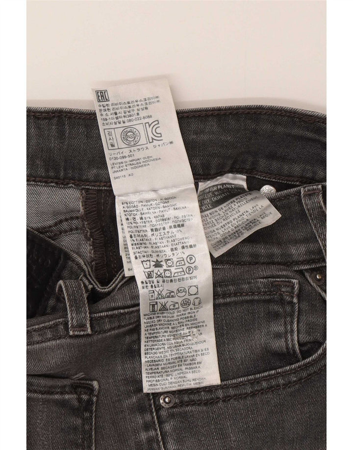 Jeans skinny da donna Levi's W26 L34 cotone grigio