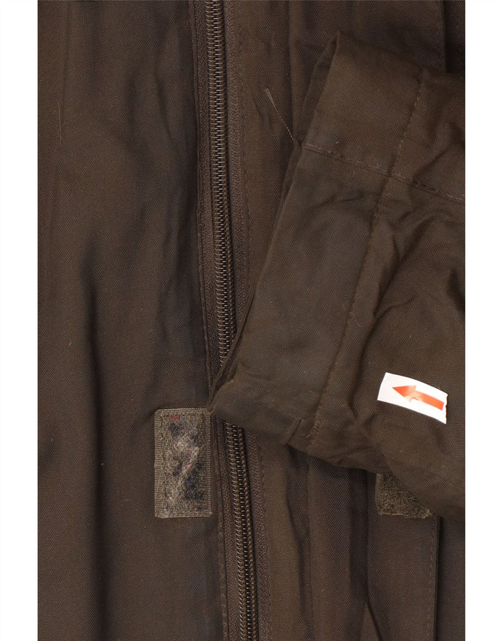 Giacca parka da uomo con cappuccio Mountain Warehouse UK 38 Nylon marrone medio