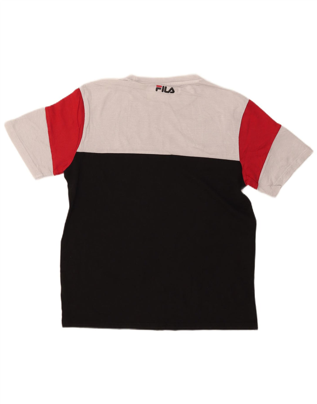 T-shirt Fila da uomo Top color nero medio