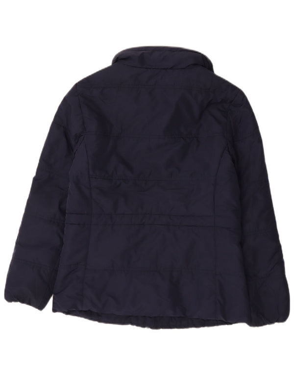 Giacca imbottita da donna Marks & Spencer UK 10 Small Poliestere blu navy