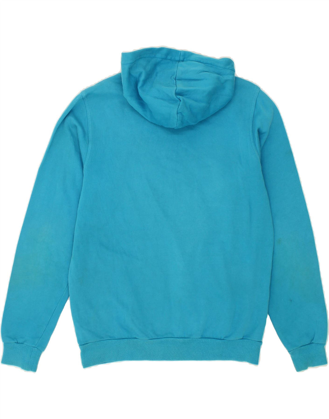 PUMA Mens Graphic Hoodie Jumper Medium Blue Cotton Vintage Puma and Second-Hand Puma from Messina Hembry 
