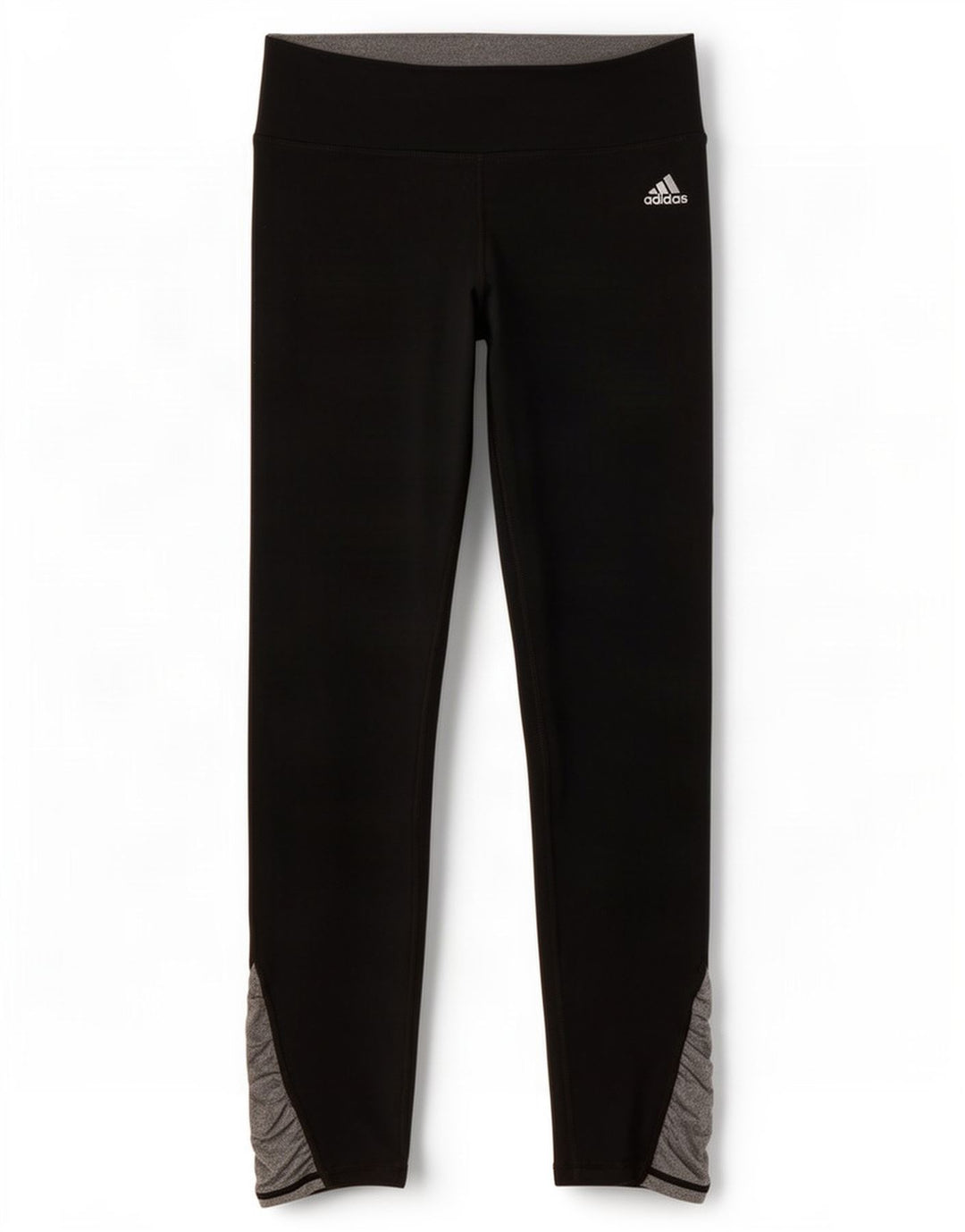 Leggings Adidas Dri Fit da donna UK 8/10 Small Nero Colourblock Poliestere