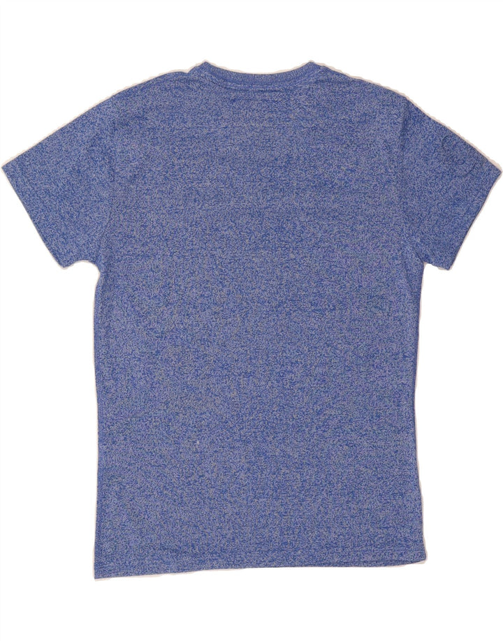 SUPERDRY Mens Graphic T-Shirt Top Medium Blue Cotton Vintage Superdry and Second-Hand Superdry from Messina Hembry 