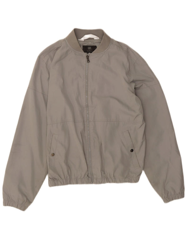 Giubbotto bomber da uomo Marks & Spencer UK 40 grande poliestere grigio
