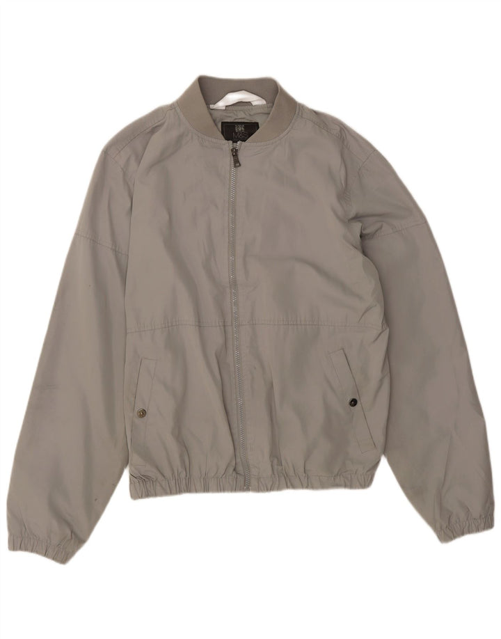 Giubbotto bomber da uomo Marks & Spencer UK 40 grande poliestere grigio