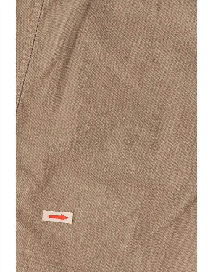 Gonna cargo da donna Benetton IT 42 media W30 cotone beige