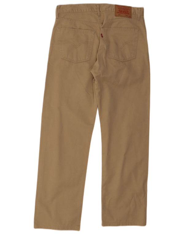 Levi's Uomo 551 Pantaloni casual dritti W34 L30 Cotone Beige