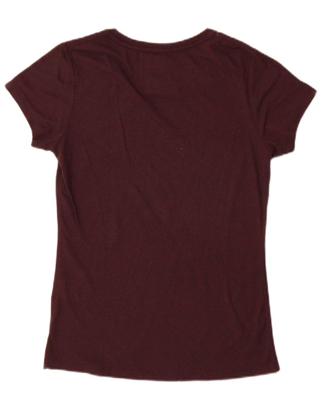 T-shirt grafica da donna Superdry Top UK 12 Medium Maroon Poliestere