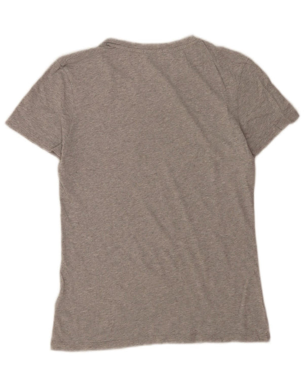 Maglietta grafica da donna Calvin Klein Jeans Top UK 12 Cotone grigio medio