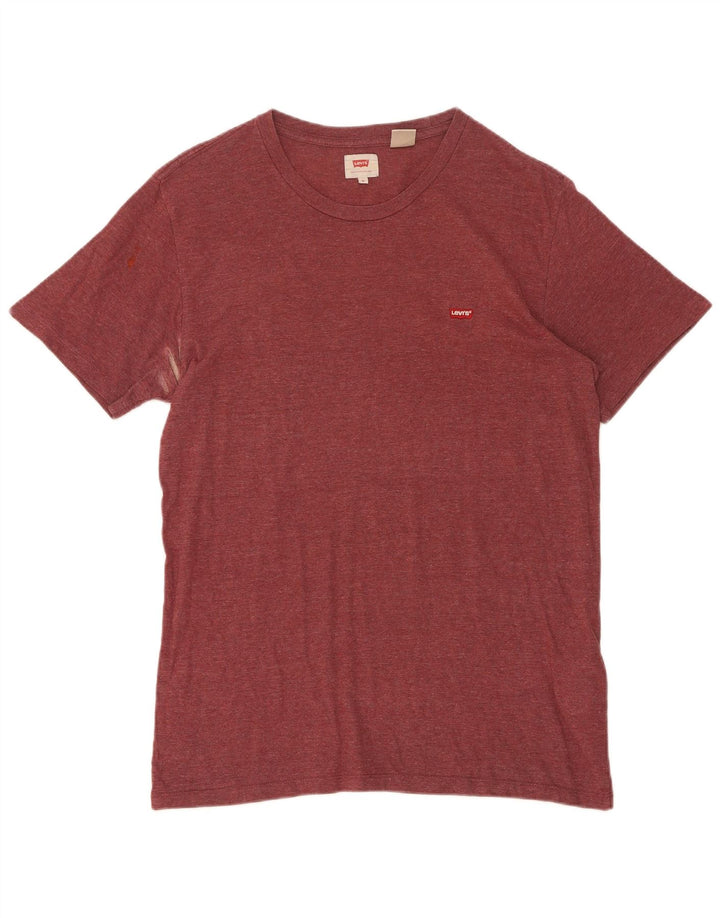 T-shirt da uomo Levi's Top in cotone marrone medio