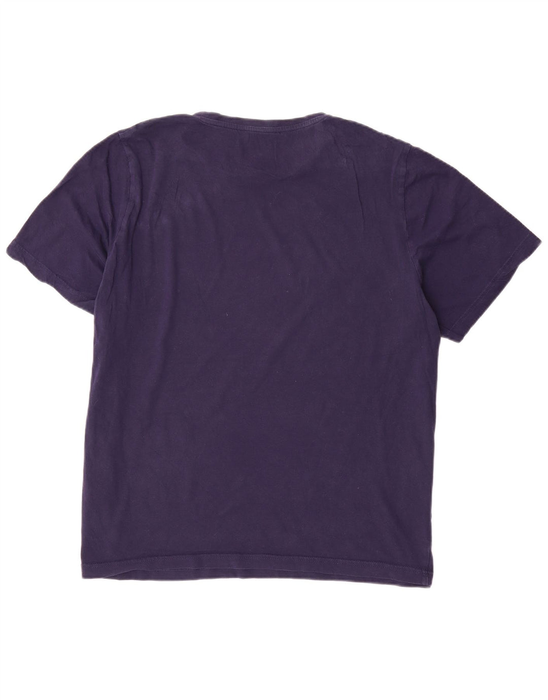 T-shirt grafica da uomo Puma Top XL in cotone blu navy