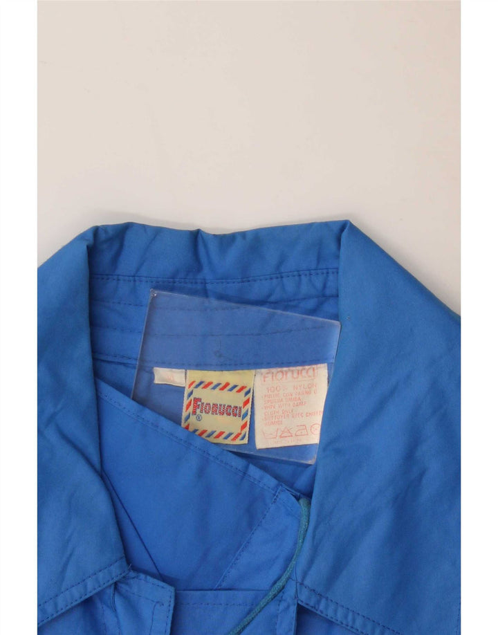 Fiorucci Trench da donna UK 14 Nylon blu medio