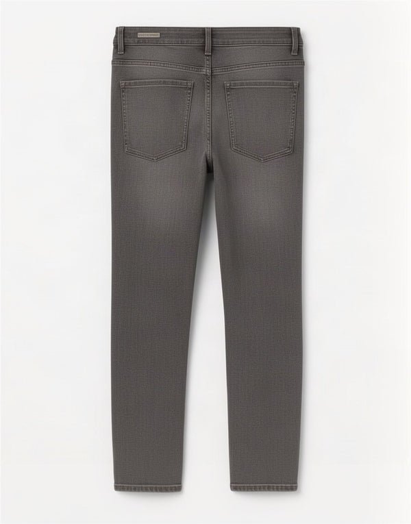 Marks & Spencer Donna The Lily Slim Jeans UK 16 Large W34 L27 Cotone grigio