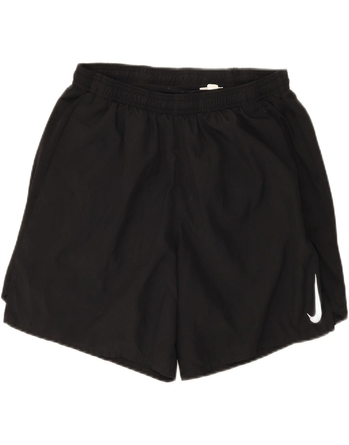 NIKE Womens Dri Fit Sport Shorts UK 14 Large  Black Vintage Nike and Second-Hand Nike from Messina Hembry 