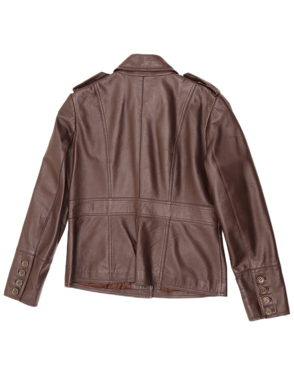 Giacca in pelle militare da donna Heine UK 14 Pelle marrone medio