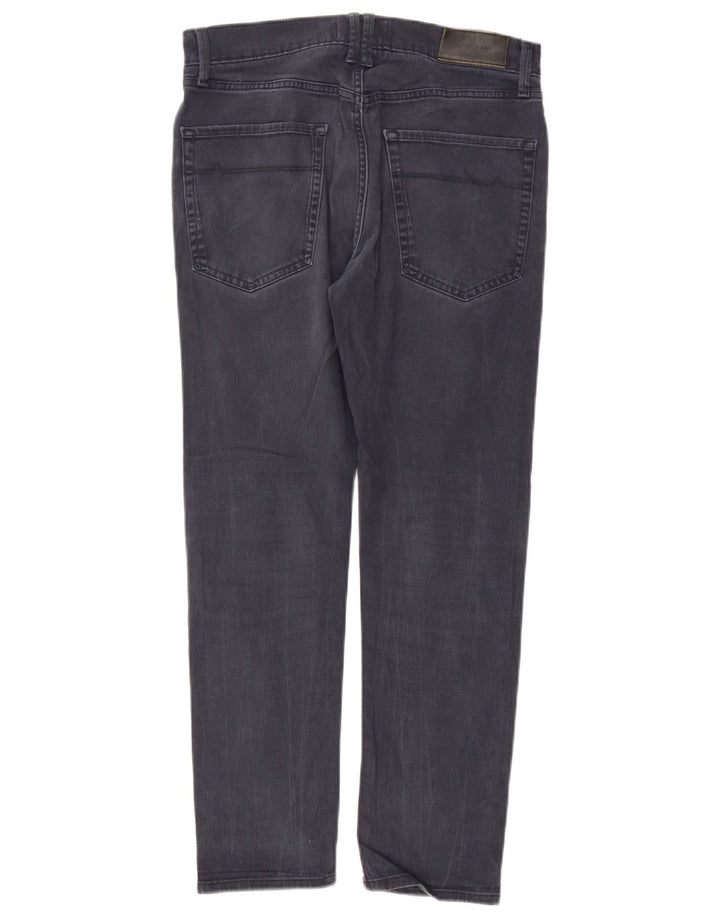 Jeans slim da uomo Marks & Spencer Autograph W30 L29 cotone blu navy