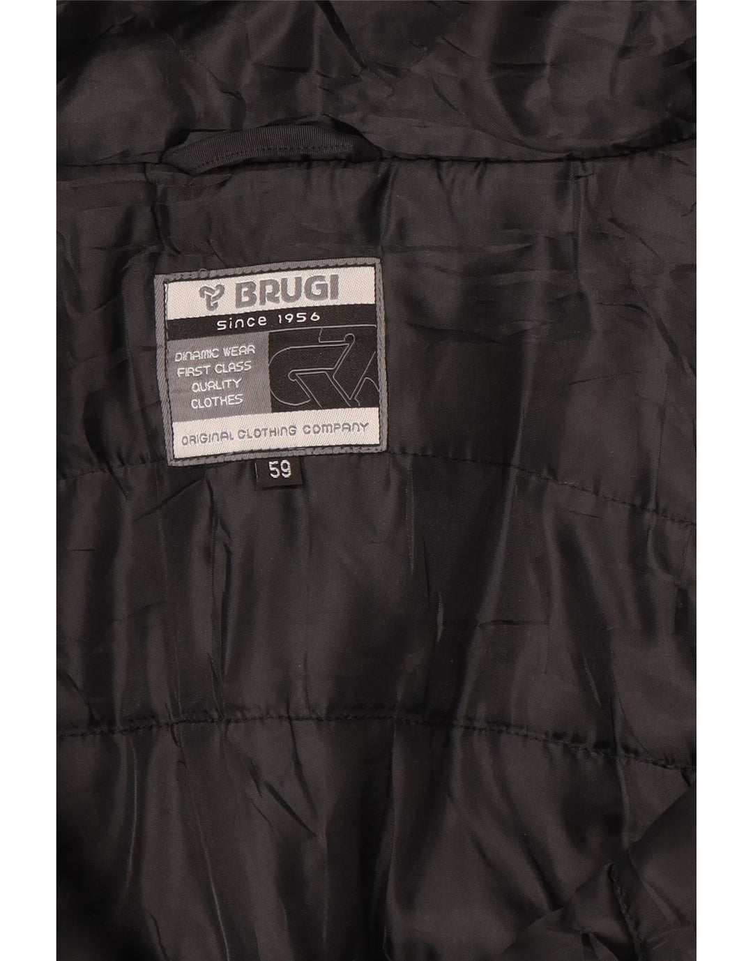 Giacca a vento con cappuccio da uomo Brugi taglia 59 3XL nera