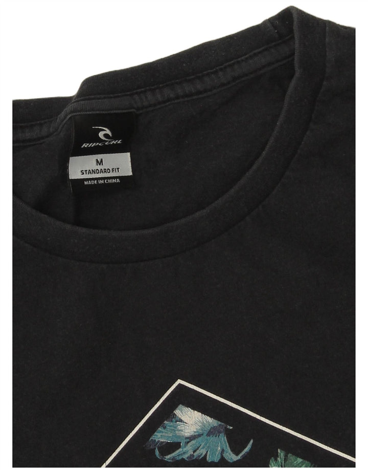 T-shirt grafica da uomo con vestibilità standard Rip Curl, in cotone medio blu navy