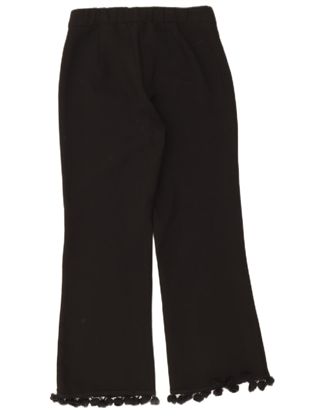 Pantaloni corti Bootcut da donna Zara XS W24 L24 poliestere nero