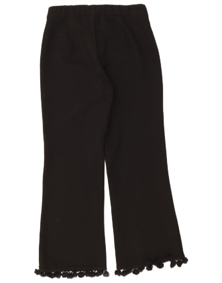 Pantaloni corti Bootcut da donna Zara XS W24 L24 poliestere nero