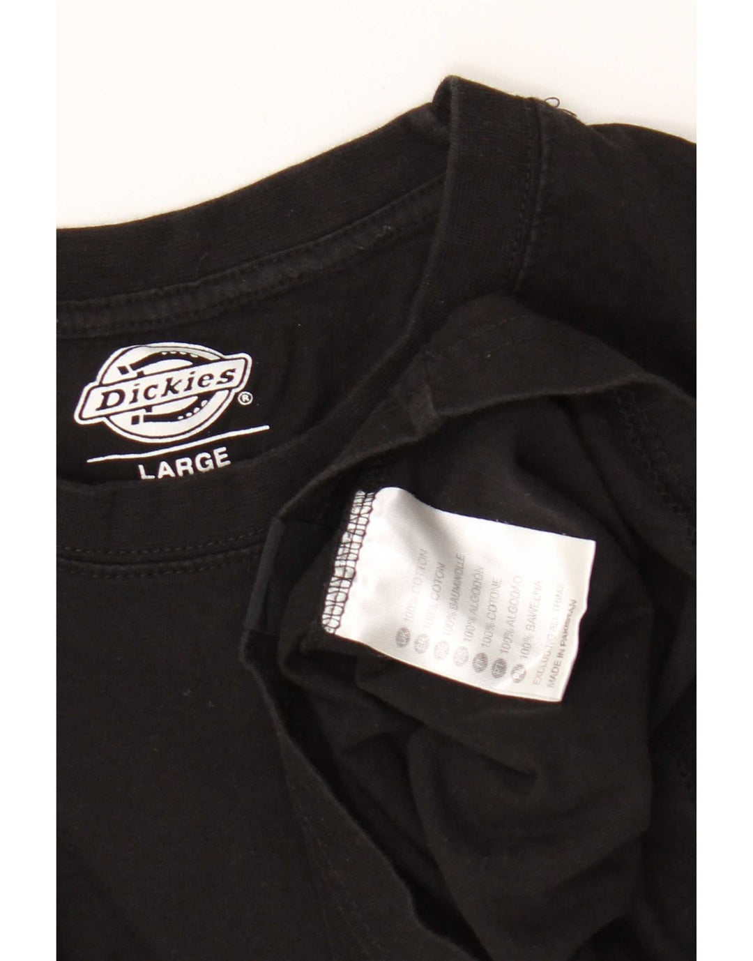 T-shirt da uomo Dickies Top grande in cotone nero