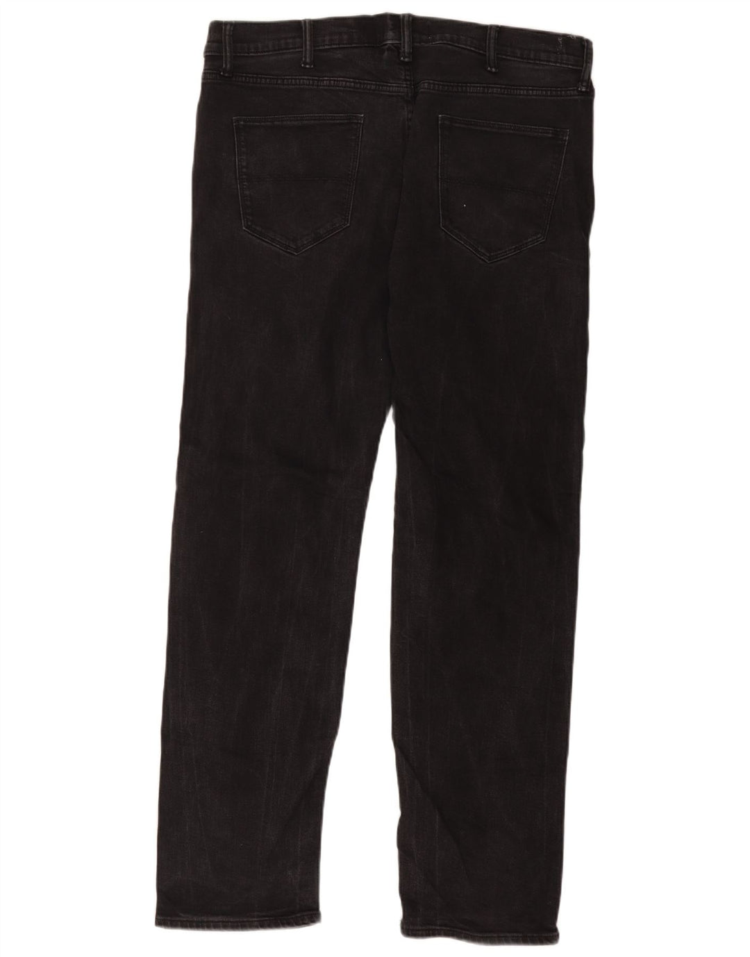 Jeans dritti da uomo Marks & Spencer W38 L33 cotone nero