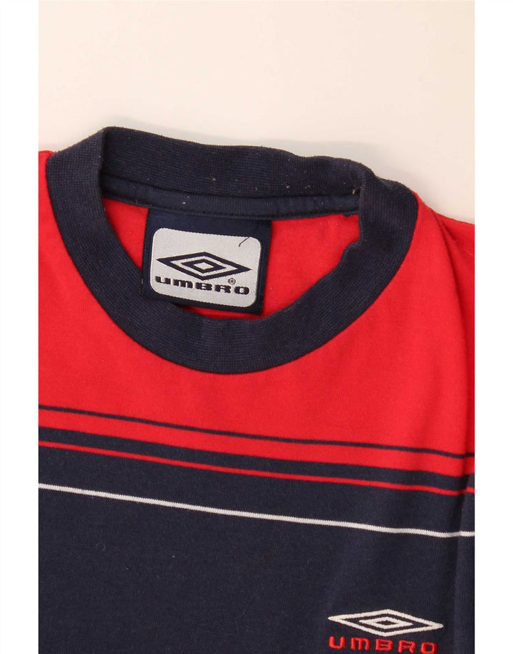 T-shirt da uomo Umbro Top Small a righe multicolore