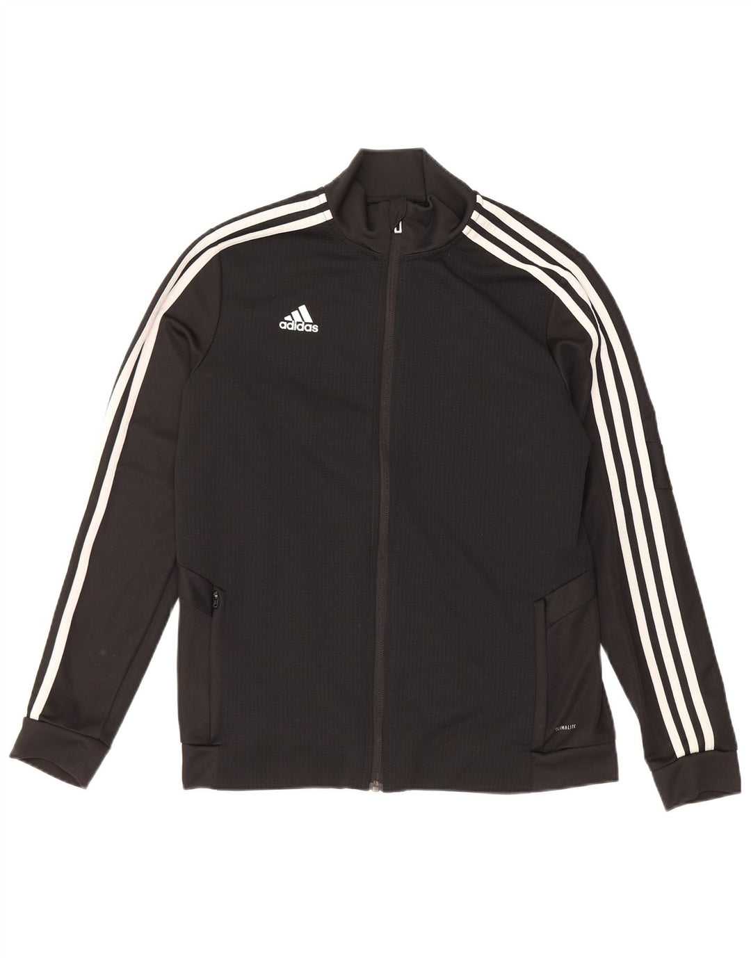 Giacca da tuta da donna ADIDAS Climalite UK 16/18 Large Nera