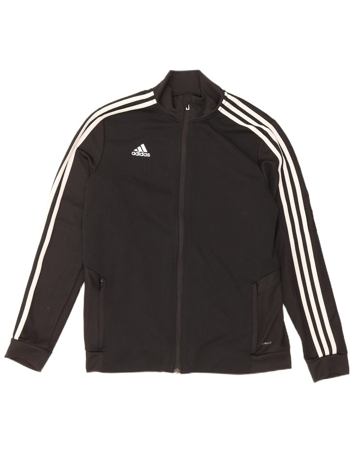 Giacca da tuta da donna ADIDAS Climalite UK 16/18 Large Nera