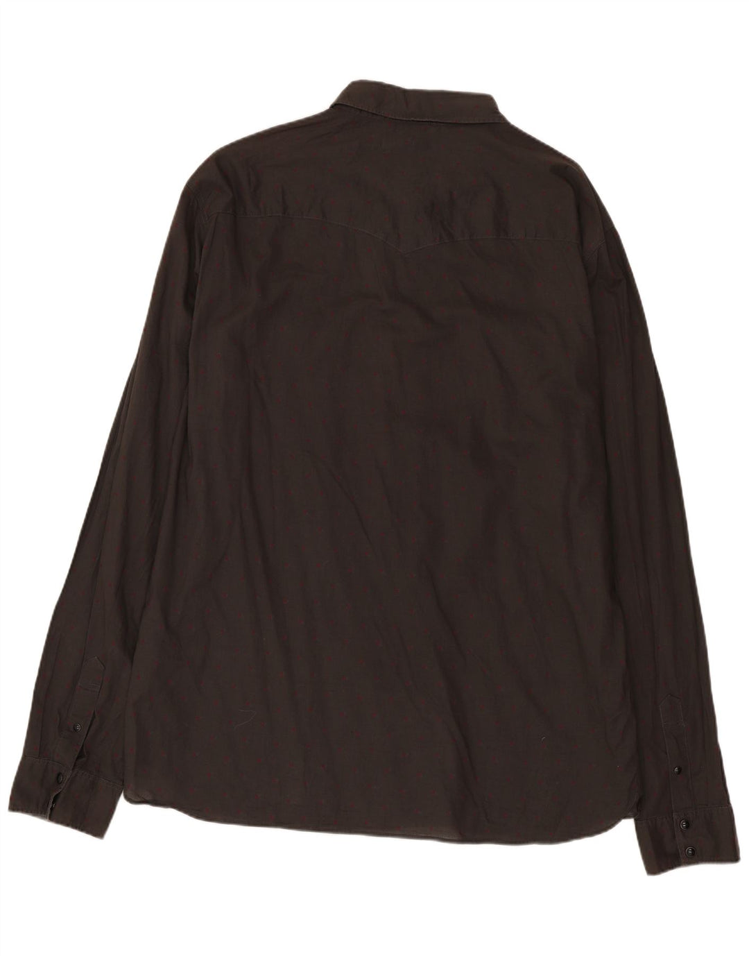 Camicia da uomo All Saints 2XL Cotone maculato grigio