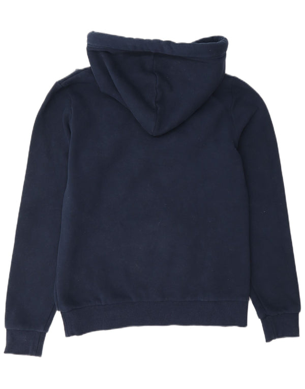 Maglione oversize con cappuccio da donna Superdry UK 8 Small Blu Navy Cotone