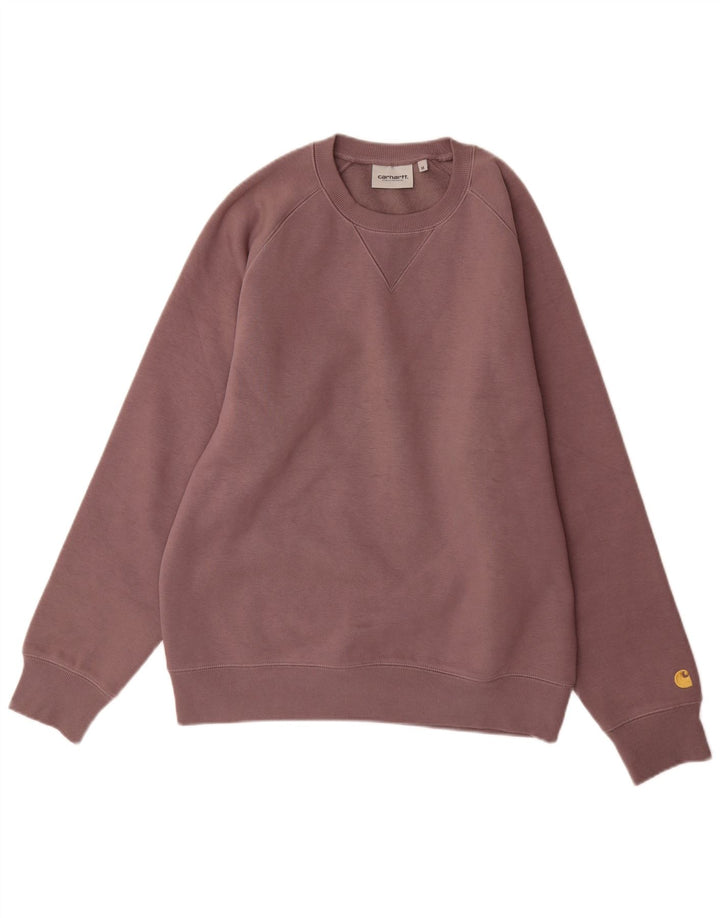 CARHARTT Felpa da uomo Maglione cotone viola medio
