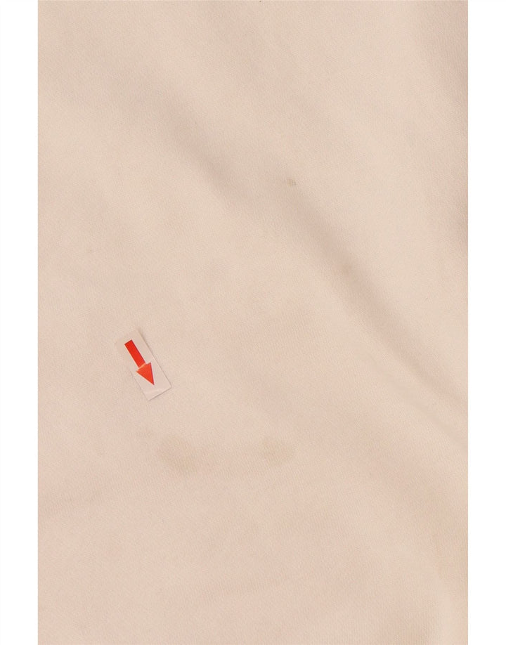 Felpa con cappuccio grafica Nike da uomo XS in cotone bianco