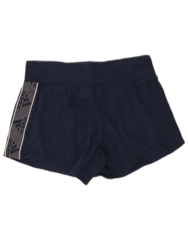Pantaloncini sportivi Adidas da donna UK 12/14 Medium Navy Blue Colourblock Sports