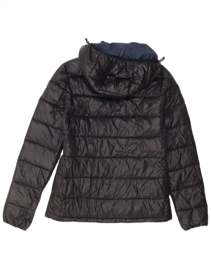 Giacca imbottita con cappuccio da donna BEST COMPANY UK 14 poliestere nero medio