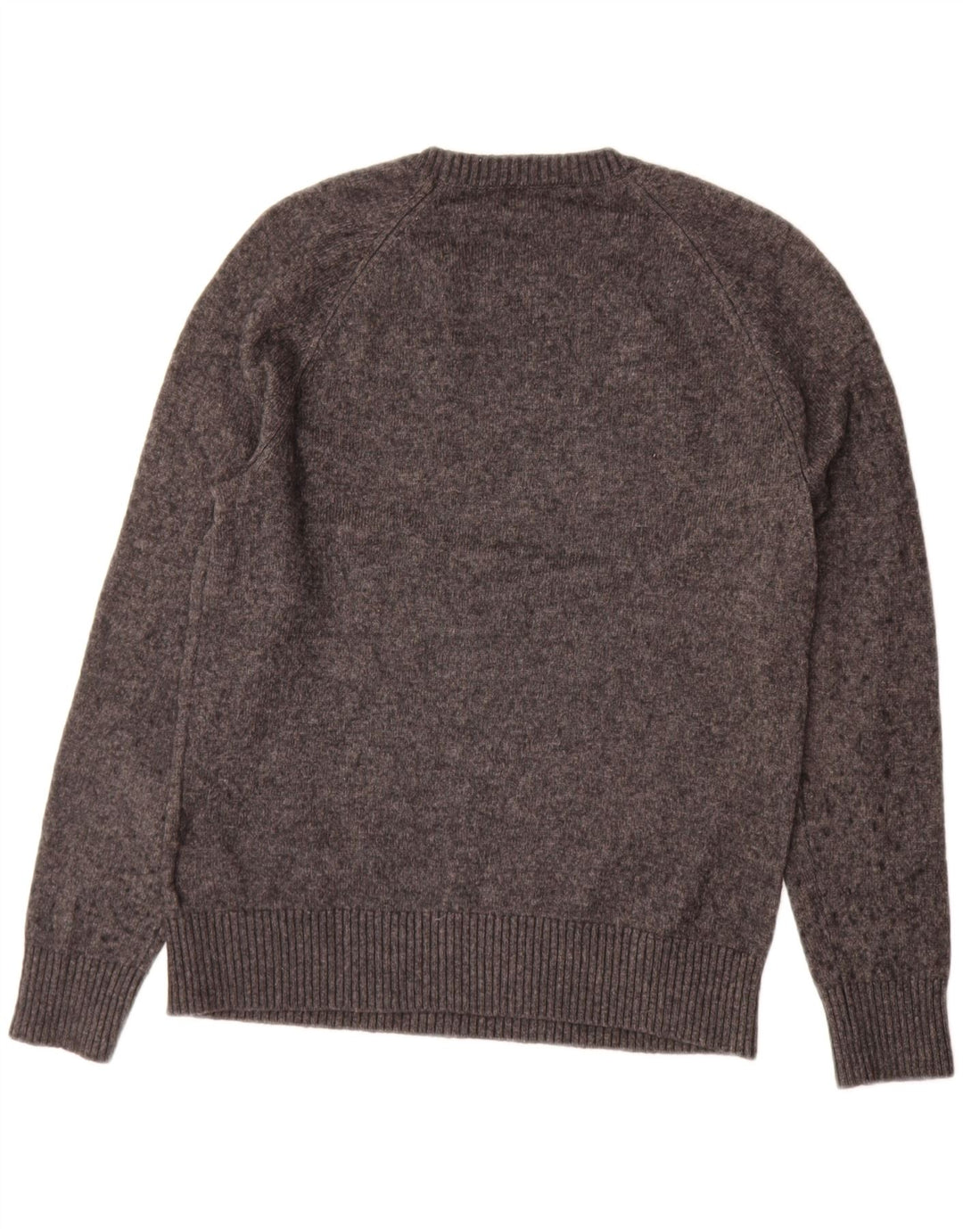 J. CREW Maglione girocollo da uomo in poliammide screziato grigio medio