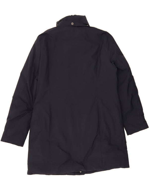 CAPE HORN Womens Padded Coat IT 52 2XL Navy Blue Polyester