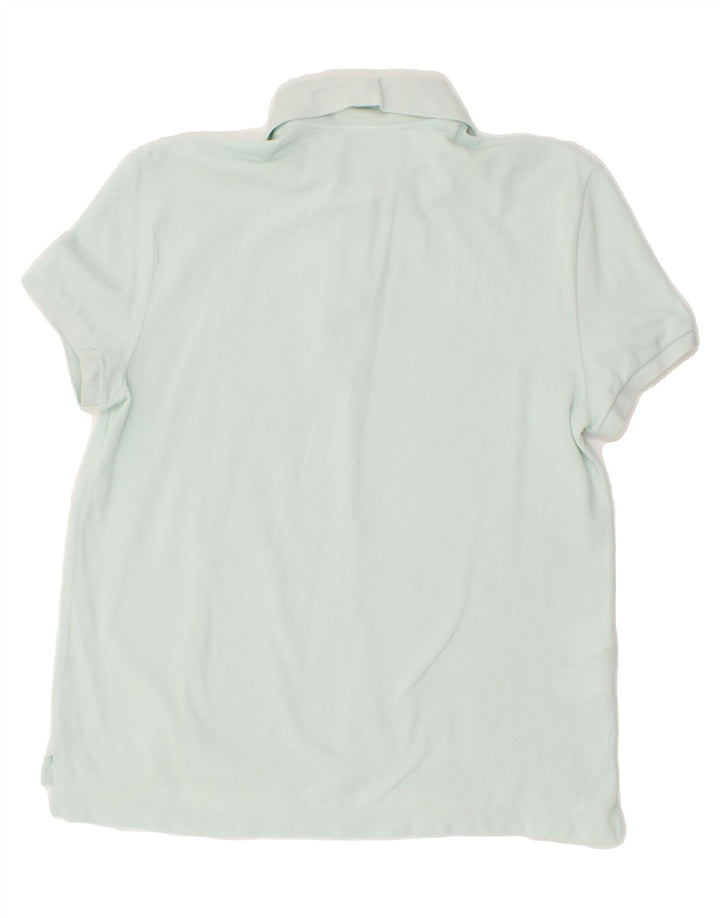 LACOSTE Womens Regular Fit Polo Shirt Size 42 Large Blue Cotton Vintage Lacoste and Second-Hand Lacoste from Messina Hembry 