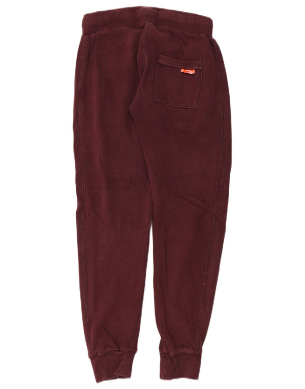Pantaloni da tuta da donna slim fit Superdry Joggers UK 6 XS Borgogna