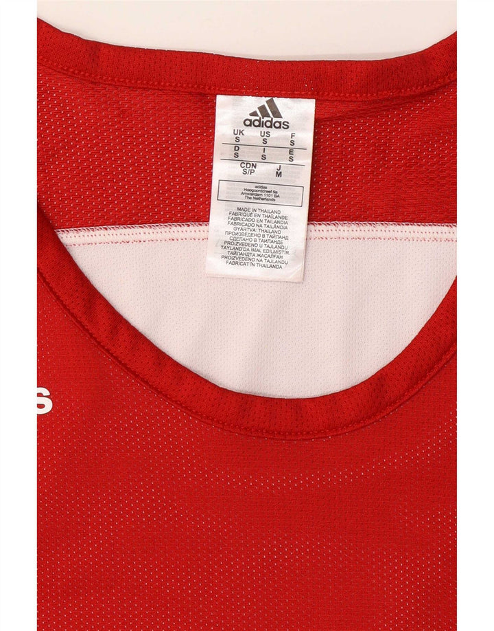 Canotta Adidas da uomo piccola rossa