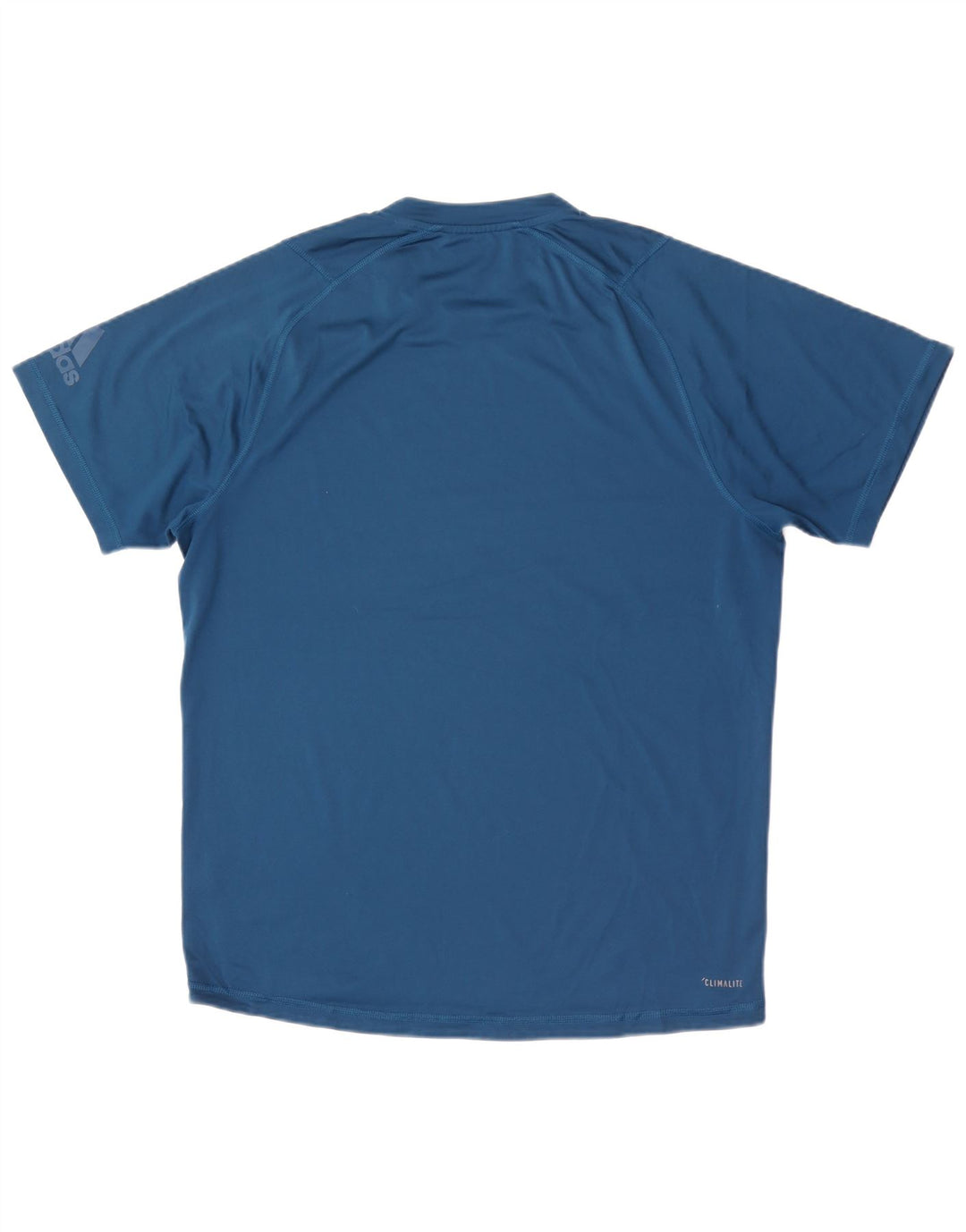 T-shirt grafica Adidas Climalite da uomo grande blu