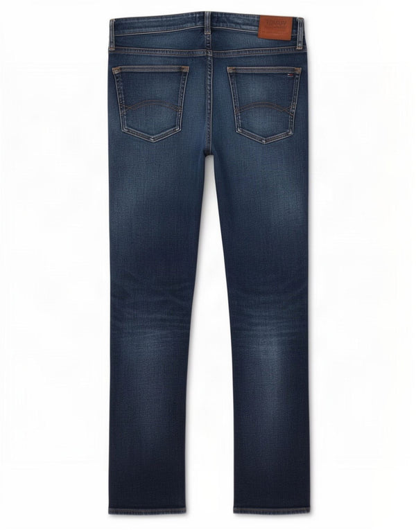 Jeans dritti da uomo Tommy Hilfiger W34 L32 cotone blu
