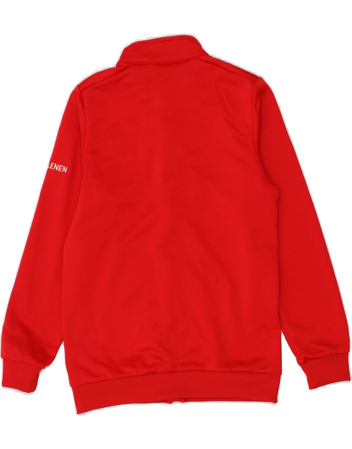 UMBRO Boys Tracksuit Top Jacket 11-12 Years Medium  Red Polyester Vintage Umbro and Second-Hand Umbro from Messina Hembry 