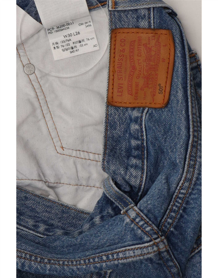 Levi's Jeans 501 slim da uomo #W30 L26 Cotone blu