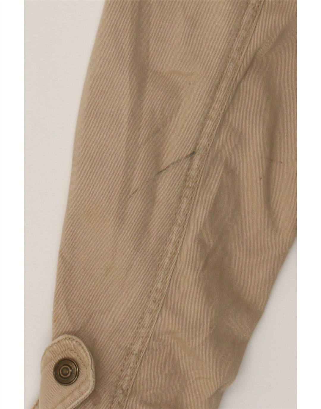 J. CREW Womens Crop Utility Jacket UK 16 Large Beige Cotton Vintage J. Crew and Second-Hand J. Crew from Messina Hembry 