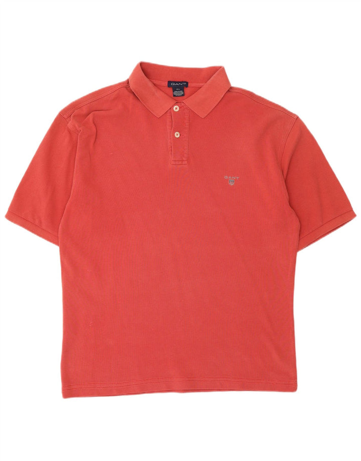 Polo da uomo GANT XL in cotone rosso