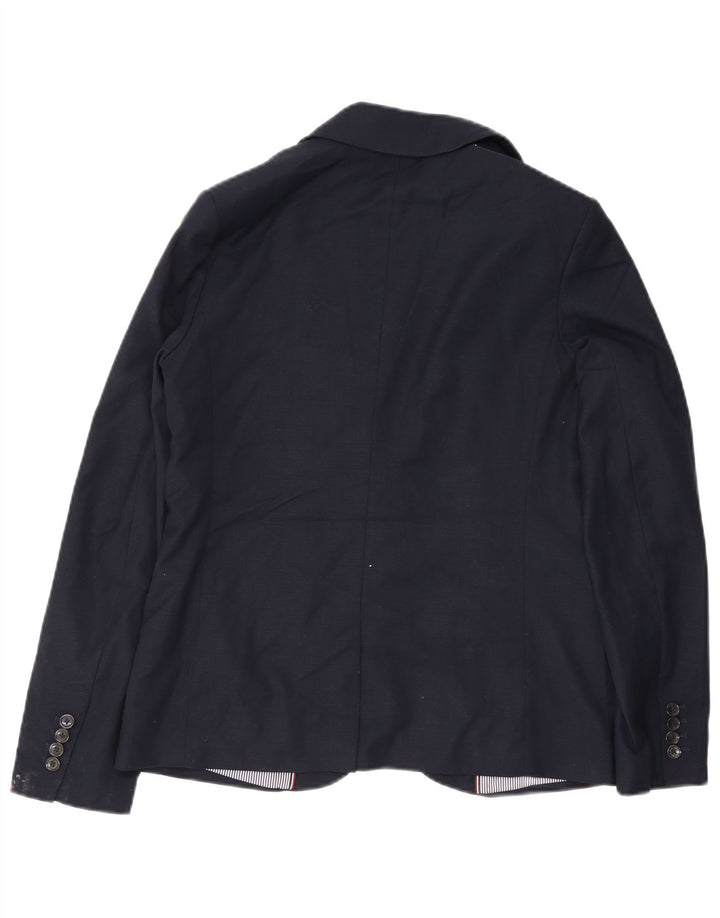 Giacca blazer a 2 bottoni Tommy Hilfiger da ragazzo 15-16 anni in poliestere blu navy