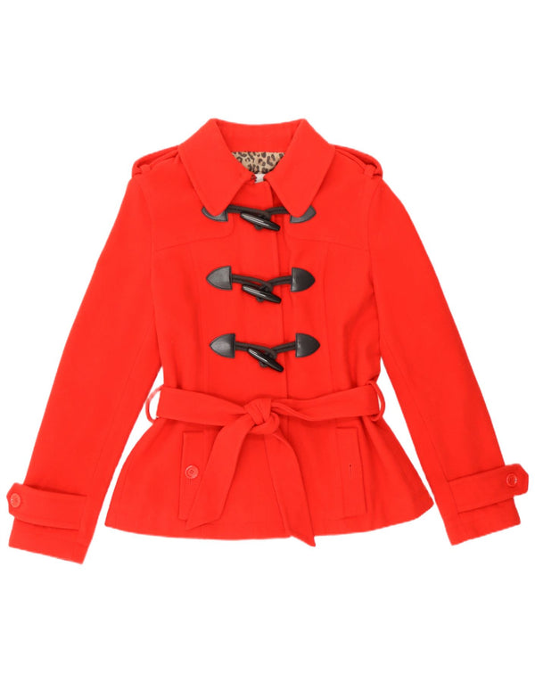Montgomery militare da donna Moschino UK 12 rosso medio in lana